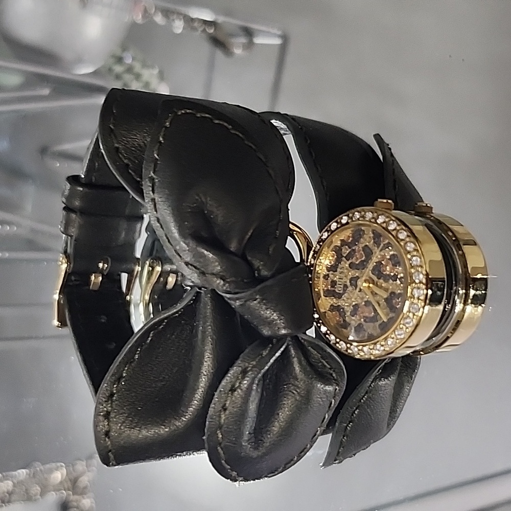 Guess Leather Bow Watch